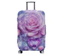 wxlmom Funda Maleta Piedra Preciosa Púrpura Funda para Maletas Elástico, Protectora De Equipaje De Viaje, Suave Anti-Polvo Lavable,Equipaje Cubierta Protectora Resistente A Arañazos