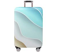 wxlmom Funda Maleta Verde Claro De Viaje Suave De Anti-Polvo Fundas para Maletas,3D Elástica Luggage Cover con Cremallera,Equipaje De Viaje Cubierta(M)