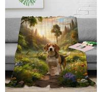 WXLWHR Manta De Franela BÁguila, Manta para Sofá con Diseño De Valle, Muy Suave Y Cálida para Dormitorio, Sofá, Campamento 40x50inch(100x130cm)