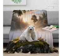 WXLWHR Manta Franela Oso Polar, Manta De Neblinay Valle para Sofá Y Cama, Suave Y Esponjosa para Mujeres, Adultos, Niños Y Niñas, 70x80inch(180x200cm)