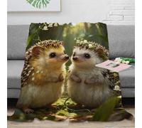 WXLWHR Manta Polar Erizo, Suavidad De Nube Manta Lily of The Valle para Sofá, Cama Y Viajes Regalo (150x200cm)