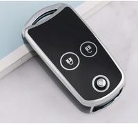 WXMMZCDB Funda de TPU para Llave de Coche, con Tapa, para Honda Civic, Fit, Accord, CRV, HRV, Jazz, Odyssey, Acura TL, TSX, ZDX, RSX, CRZ, 2 y 3 Botones