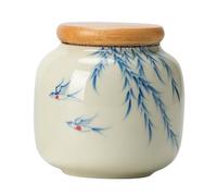 WXMYOZR Pequeñas Urnas para Recuerdo De Cenizas Humanas, Flower Bird Ceramic Memorial Memorial Cremation Urnas Hermosas Mini Compartiendo Urnas Funerales,Birds