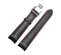 WXOSET Compatible con BL9002-37 05A BT0001-12E 01A Correa de 20 mm, 21 mm y 22 mm(Red silver butterfly,21mm)