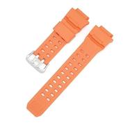 WXOSET Correa de goma de silicona compatible con la correa GW9400 GW9300, correa impermeable deportiva for hombres y mujeres, correa mate, accesorio for cinturón de TPU(Matte orange)