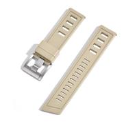 WXOSET Correa de reloj de 20mm y 22mm, correas de reloj de caucho fluorado de liberación rápida impermeables for cada marca de relojes de buceo(Antique Black,20mm)