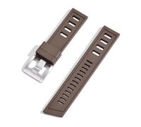 WXOSET Correa de reloj de 20mm y 22mm, correas de reloj de caucho fluorado de liberación rápida impermeables for cada marca de relojes de buceo(White Black,22mm)