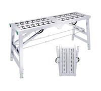 WXPGFEQ Andamio portátil Plegable de Altura Ajustable con Estructura de Acero de 200 cm para Limpieza de techos, Lavado de Autos, Uso en Interiores y Exteriores, Resistente y fácil de Alma