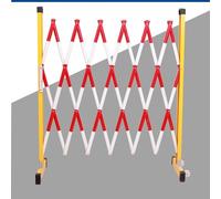 WXPGFEQ Barrera de Seguridad retráctil para Puertas Plegables. Barrera de Control de multitudes portátil y Extensible para Parques Infantiles, hoteles y Zonas de Seguridad. Puertas de segu