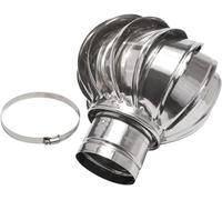 WXPGFEQ Cappa aspirante girevole in Acciaio INOX da 300 mm, ventola di scarico per asciugatrice, turbina eolica, soluzione di raffreddamento dei fumi per una ventilazione efficiente in CAS