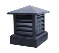 WXPGFEQ Cappello conico per Camino con tetto Quadrato, copertura per Tubo Della Stufa da esterno per tetti in tegole, copertura per Camino da 40 cm per una Migliore ventilazione e protezio