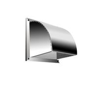 WXPGFEQ Cappello da Camino da parete in Acciaio inossidabile - Paravento e parapioggia per Cappa aspirante da cucina - Copertura di ventilazione quadrata - 30x25x23 cm (11,8x9,8x9 pollici)