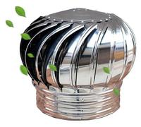 WXPGFEQ Cappello del Camino girevole - Ventilatore da tetto Non operativo Previene la pioggia Mantiene il Camino asciutto e Robusto 110 mm per una Migliore ventilazione del tetto e FL