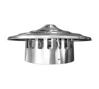 WXPGFEQ Cappello del Camino impermeabile, copertura del tetto isolata per Stufa a legna, Cappello del Tubo di scarico verticale da 181 mm, protezione Dalla pioggia, Perfetto per installazi