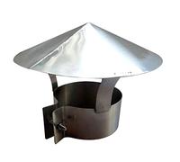 WXPGFEQ Cappello del Camino in Acciaio inossidabile, copertura di scarico Resistente Alle Intemperie per tubi, protezione da pioggia e Neve, protezione per Canna fumaria da 190 mm, copertu