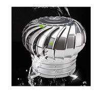 WXPGFEQ Cappello del Camino in Acciaio inossidabile - Turbina di ventilazione rotante per tetto Copertura girevole Anti-corrente discendente Soluzione efficiente per il flusso d'aria resis