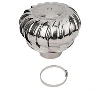 WXPGFEQ Cappello girevole in Acciaio INOX, copertura regolabile per Canna fumaria da 110 mm, Cappa per Stufa, Resistente Alle Intemperie, per un Migliore flusso d'aria e protezione