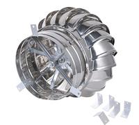 WXPGFEQ Cappello girevole per Camino di ventilazione in Acciaio INOX da 300/450 mm Piedini fissi che impediscono il movimento Ideale per tubi in PVC Ventilazione del tetto Progettazione di