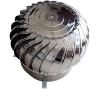 WXPGFEQ Cappello girevole per Camino in Acciaio inossidabile da 300 mm, ventilatore Anti-tiraggio discendente, protezione da pioggia e Neve, circolazione dell'aria migliorata per un'effici