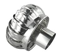 WXPGFEQ Cappello girevole per Camino in Acciaio inossidabile - Protezione da pioggia e detriti da 160 mm per ventilazione Della Canna fumaria e scarico dei fumi - Design Resistente Alle in