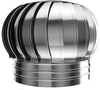 WXPGFEQ Cappello girevole per Camino in Acciaio inossidabile - Spinner Anti-corrente discendente per comignoli Standard da 100 mm - Design Resistente Alle Intemperie per una Vent