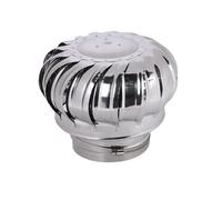 WXPGFEQ Cappello girevole per Camino in Acciaio inossidabile - Ventilatore di scarico antivento da 160 mm, antipioggia, per Canna fumaria, soluzione efficiente per il flusso d'aria
