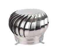 WXPGFEQ Cappello girevole per Camino, tappo di sfiato in Acciaio INOX da 110 mm, girante di scarico per camini e ventilazione, copertura per Camino, soluzione efficiente per il flusso d'ar