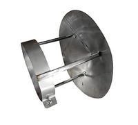 WXPGFEQ Cappello per Camino in Acciaio inossidabile con Parte Superiore Alta - Protezione universale contro gli uccelli da 160 mm, Resistente Alle Intemperie, per canne fumarie da 120 mm,