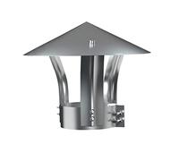 WXPGFEQ Cappello per Camino in Acciaio inossidabile, Versatile e Multiuso, con Parte Superiore Alta, per una Maggiore protezione da correnti d'aria e Intemperie, Resistente Alla ruggine.