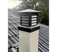 WXPGFEQ Cappello per Camino su misura per Camino in mattoni, Grande tetto estivo per Camino, Anti-uccelli, adattatore per Tubo Della Stufa Anti-corrente discendente e Design Resistente All