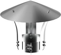 WXPGFEQ Cappuccio per Camino per stufe a legna, tubi di scarico e camini - Copertura antipioggia per Uso agricolo e industriale 13 cm x 30 cm (5,12 pollici x 11,81 pollici) - Protezione