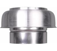 WXPGFEQ Cappuccio per Camino, protezione Anti-volatili, coperchio in alluminio per pioggia e Neve, protezione per Canna fumaria per Tutti i Tipi di combustibile (108 mm)