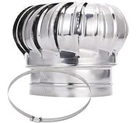 WXPGFEQ Coperchio girevole per Camino, coperchio girevole per Camino in Acciaio INOX, protezione Anti-volatili, protezione per Tutti i Tipi di combustibile, protezione contro pioggia e nev