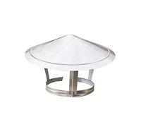 WXPGFEQ Copertura del Camino, Cappuccio del Camino, Cappuccio di protezione antipioggia per tubi, Cappuccio terminale del tetto in Ferro zincato per condotti, Cappuccio di ventilazione, ca