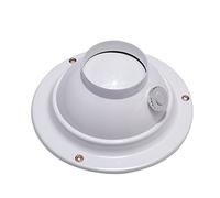 WXPGFEQ Copertura del Camino, tappo di uscita di ventilazione, sfiato dell'aria in lega di alluminio, ugello sferico regolabile per cucina, griglia di ventilazione rotonda, Cappa