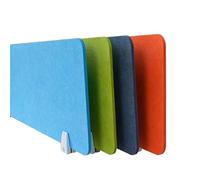 WXPGFEQ Escritorio, mampara Verde con Bandeja de Goteo, reducción de Ruido y Barrera Visual, 100x30 cm, Mejorar la concentración y la productividad en los Espacios de Trabajo.