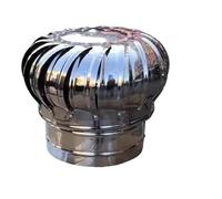 WXPGFEQ Girandola rotante per protezione uccelli - Ventilazione del Camino (350 mm) per un Migliore flusso d'aria e sicurezza Della Fauna selvatica - Design Resistente Alle Intemperie, IDE