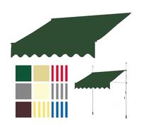 WXPGFEQ Manual de Repuesto para toldo retráctil Impermeable para Exteriores, 100% poliéster de 280 g, Parasol para Ventanas y Puertas, diseño sin Marco, mercados.