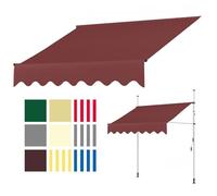 WXPGFEQ Manual de Repuesto para toldo retráctil Impermeable para Exteriores, 100% poliéster de 280 g, Parasol para Ventanas y Puertas, diseño sin Marco, Ideal para mercados.