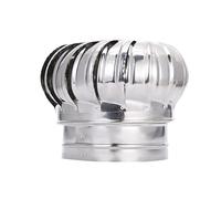 WXPGFEQ Sfiato rotante per tetto, Cappello per Camino in Acciaio INOX 304 con strisce metalliche regolabili, copertura per Camino in muratura per esterni, per strutture in mattoni e Pietra