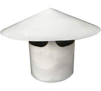 WXPGFEQ Strumento per Cappuccio del Camino, Cappuccio in lega di alluminio, protezione per uccelli, Cappuccio del Camino, Cappuccio Alto, Cappuccio Multiuso per Camino (Colore: Bianco, Dim