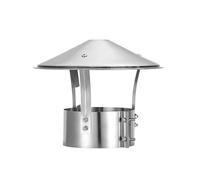 WXPGFEQ Tappo antipioggia per Tubo Camino in Acciaio inossidabile - Copertura di sfiato conica per tubi del tetto e Della Stufa (12,5 cm/4,9 pollici) - Accessorio di ventilazione essenzial