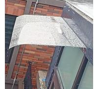 WXPGFEQ Toldo Invisible para Puerta, Moderno, con Arco, para Patio, protección UV y contra la Lluvia, de policarbonato Duradero, para Exteriores, 50x90cm, toldo de Entrada para el hogar.