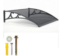 WXPGFEQ Toldo Modular de Aluminio para escaparates comerciales. Refugio Resistente a la Lluvia con Cubierta de policarbonato sólido y Sistema de Drenaje. Mejora de la fachada de su Negocio.