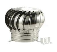 WXPGFEQ Ventilatore a turbina Anti-tiraggio discendente con Cappello girevole per Camino per una Migliore circolazione dell'aria in Case e fattorie - Migliora la ventilazione e riduce il r