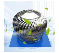 WXPGFEQ Ventilatore a turbina rotante Anti-corrente discendente in Acciaio inossidabile, con Cappuccio rotante, per il risparmio energetico, per la ventilazione domestica, Sistema di fluss