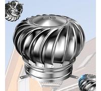 WXPGFEQ Ventilatore da tetto in Acciaio inossidabile 304, ventilatore da tetto per turbina eolica ispessito, ventilatore di scarico per soffitta antipioggia, Non motorizzato, per camini, f