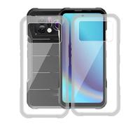 WXPPJ Funda para Doogee V20 Pro (6.43"), Transparente Anti-amarilleo Original Protectora Carcasa - Anticolisión Duradera Suave Silicona TPU Bumper Case para Doogee V20 Pro - [2 Piezas]