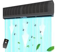 WXPXYBF Cortina de Aire para Puertas, Ventilador antimoscas Comercial de Gran Potencia, Barrera eficaz contra Insectos para Negocios y residencias.
