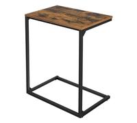 WXPXYBF Mesa Auxiliar en Forma de C, Mesa Auxiliar para sofá, Mesa de Centro con Marco de Metal, Mesa Auxiliar con Bandeja, mesita de Noche para Dormitorio, Sala de Estar, Oficina (tamaño: 1 Pieza)